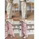 Pink Floral Cargo Pants