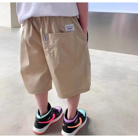 Cream Boy Woven Short Pants