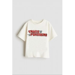White Tr@nsformers T-Shirt