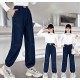 Dark Blue M Jogger Denim Pants