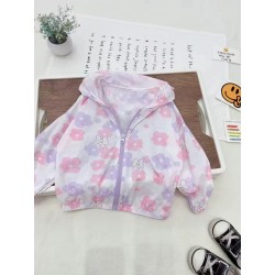 Flower Bunny Wind Breaker Jacket