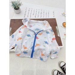 Colorful Dinosaurs Wind Breaker Jacket