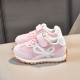 Pink White Loop Sport Shoes