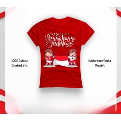 A Kemerdekaan Indonesia Short Sleeve Girl Series T-shirt
