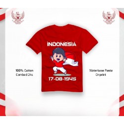 C Kemerdekaan Indonesia Short Sleeve Boy Series T-shirt