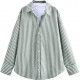 Zr Green Stripe Long Sleeve Shirt