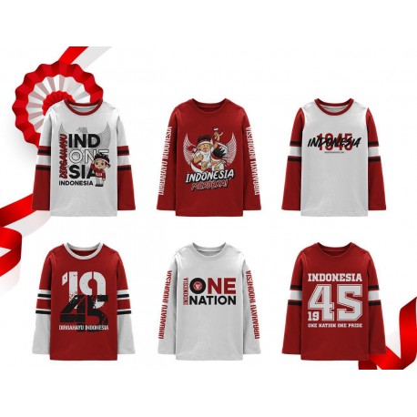 B Kemerdekaan Long Sleeve Series T-shirt