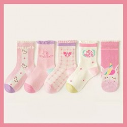 Pink Unicorn Winter Socks