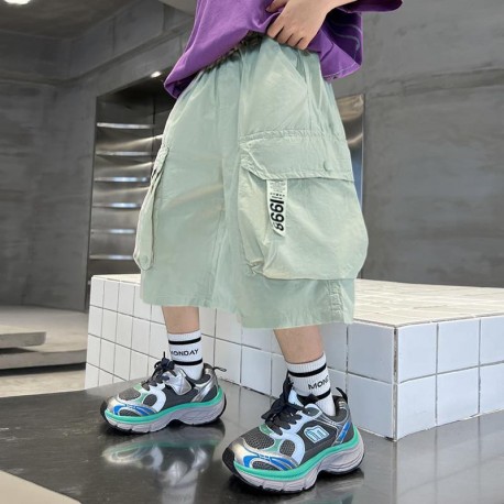 1998 Beige Cargo Short Pants