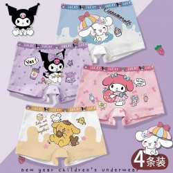 4pcs S@nrio & Friends Boxers Underwear