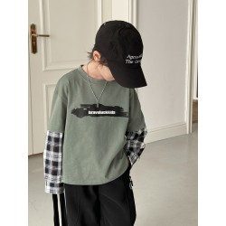 Army Plaid Long Sleeve T-shirt