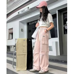 Light Brown Basic Cargo Pants A
