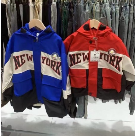 Blue New York Ultraman Jacket