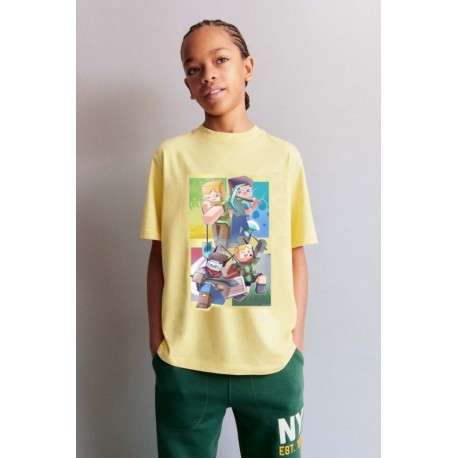 Zr Yellow M1necraft T-shirt