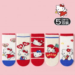 Love Hell0 K1tty Sock