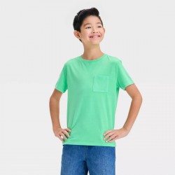 C@t n J@ck Green Pocket T-Shirt