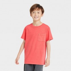 C@t n J@ck Dusty Red Pocket T-Shirt