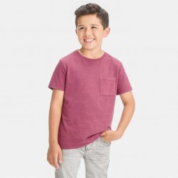 C@t n J@ck Burgundy Pocket T-Shirt