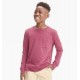 C@t n J@ck Burgundy Long Sleeve Pocket T-Shirt