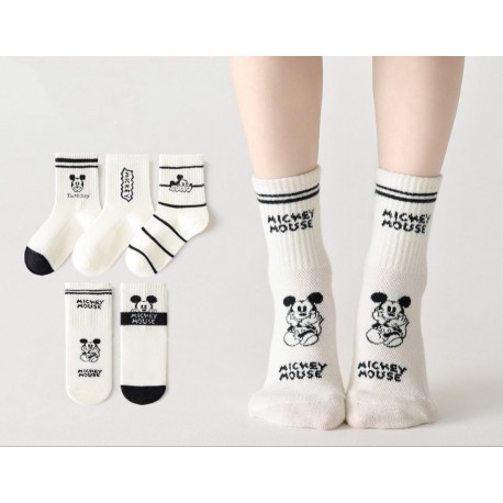 White M1ckey Sock