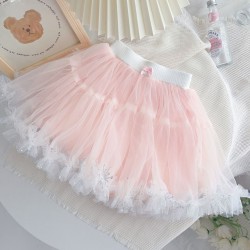 Peach Silver Sparkle Premium Tutu Skirt