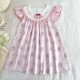Mel0dy Pompom Full Print Dress
