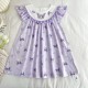 Kur0mi Pompom Full Print Dress