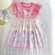 Mel0dy Ruffle Full Print Dress