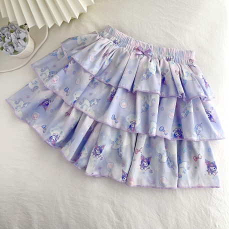 Kur0mi Unicorn Layered Skort