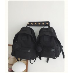 Black Stylish Lil Hat Backpack