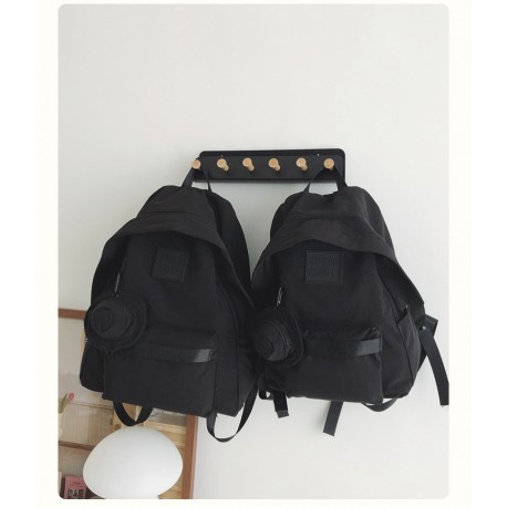 Black Stylish Lil Hat Backpack