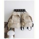 Cream Stylish Lil Hat Backpack