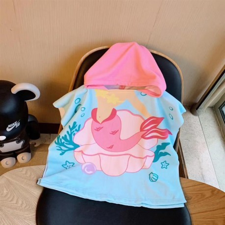 Mermaid Hoodie Towel