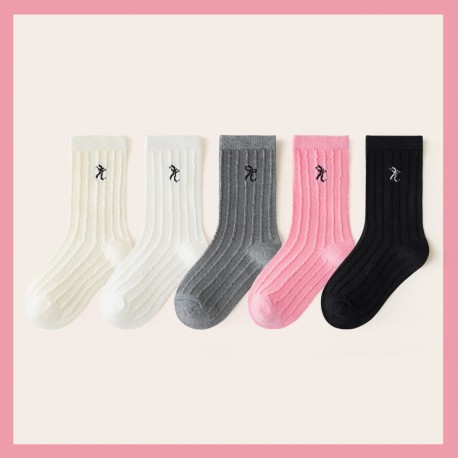 Little Ribbon Winter Socks