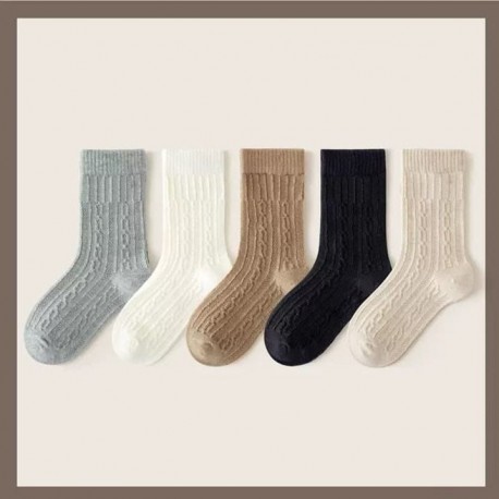 Cable Knit Winter Socks