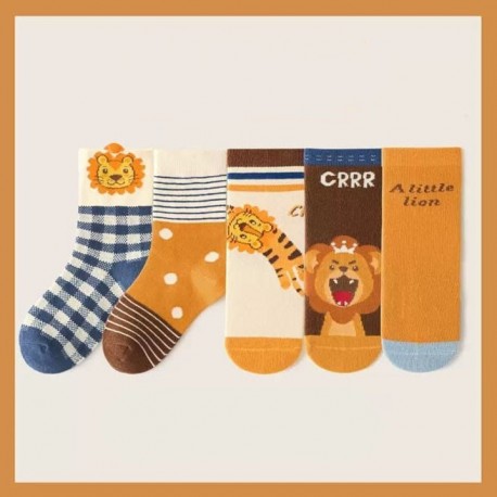 Little Lion Winter Socks