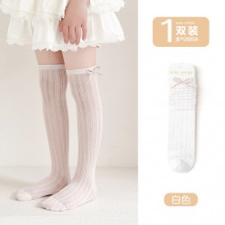 Minliu Small Ribbon Long Socks