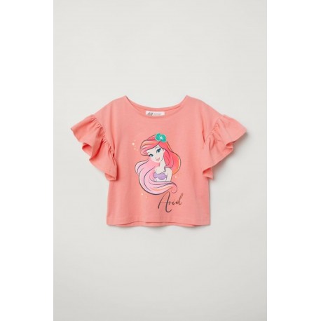 Peach AR1el Ruffles Top