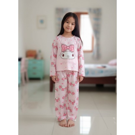 Pink Mel0dy Face Pyjamas