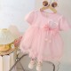Pink Bunny Ear Ribbon Dress