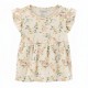 0shkosh Pink Floral Ruffle Top