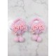 2pcs Daisy Flowers Pompom Hairbands