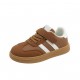 Brown Two Stripe Shoes