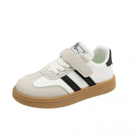 Grey Two Stripe Shoes