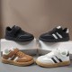 Black White Two Stripe Shoes