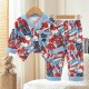 Light Blue Sp1derman Organic Button Pyjamas