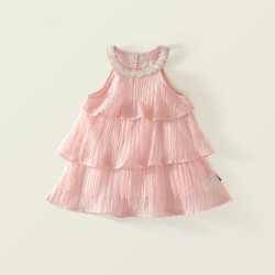 Peach Layered Dress