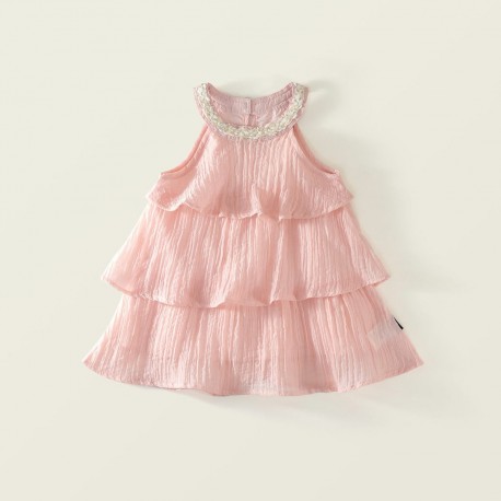 Peach Layered Dress