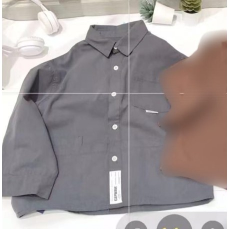 Grey Capwave Long Sleeve Shirt