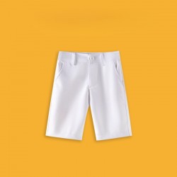 White Basic Short Pants